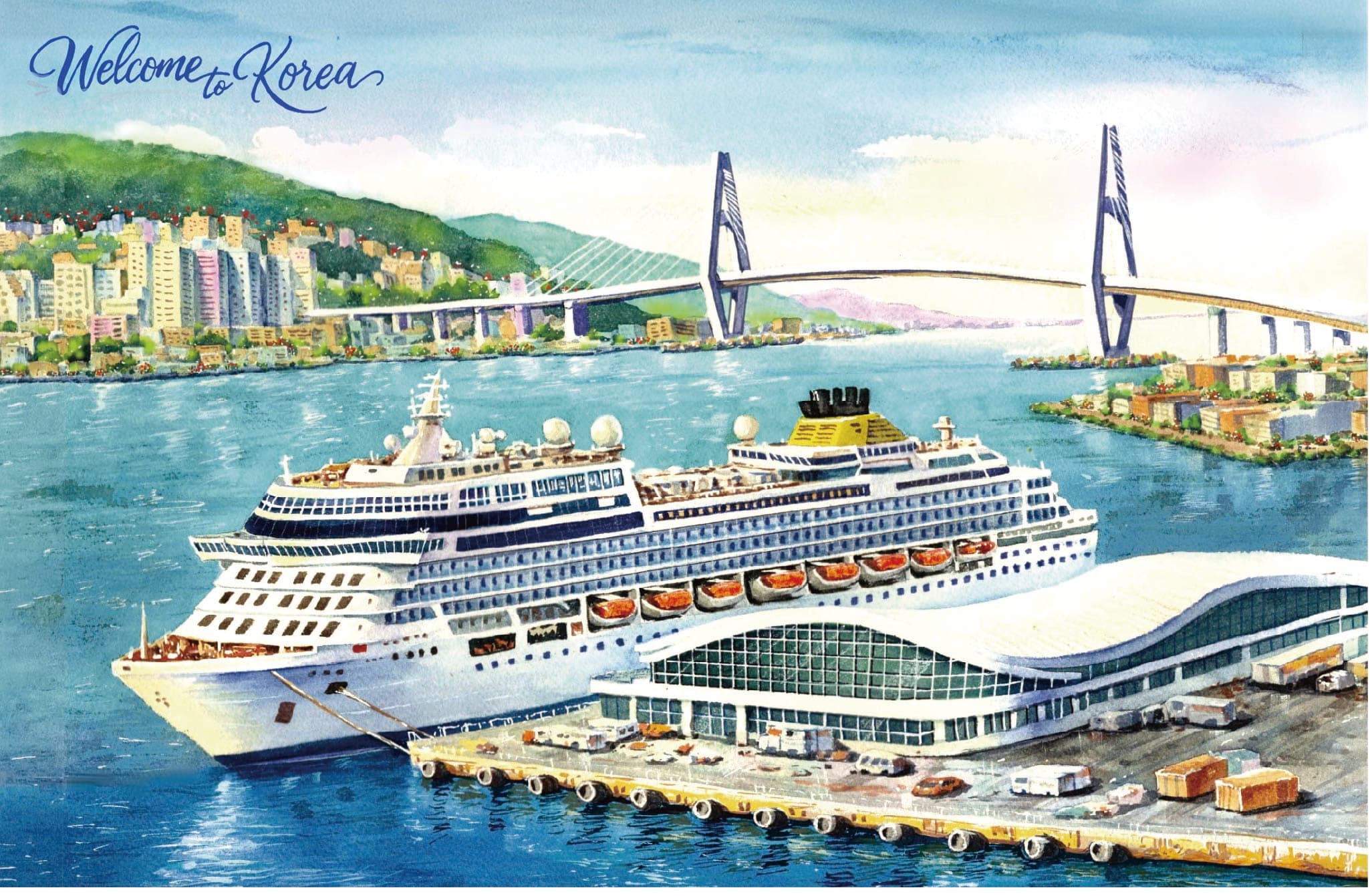 Yeongdo Cruise Postcard